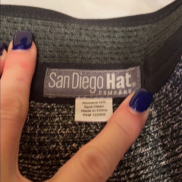 NWOT San Diego Hat Co. Roll Up Visor - Picture 5 of 5